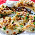 authentic polish pierogi with potatoes and cheese
