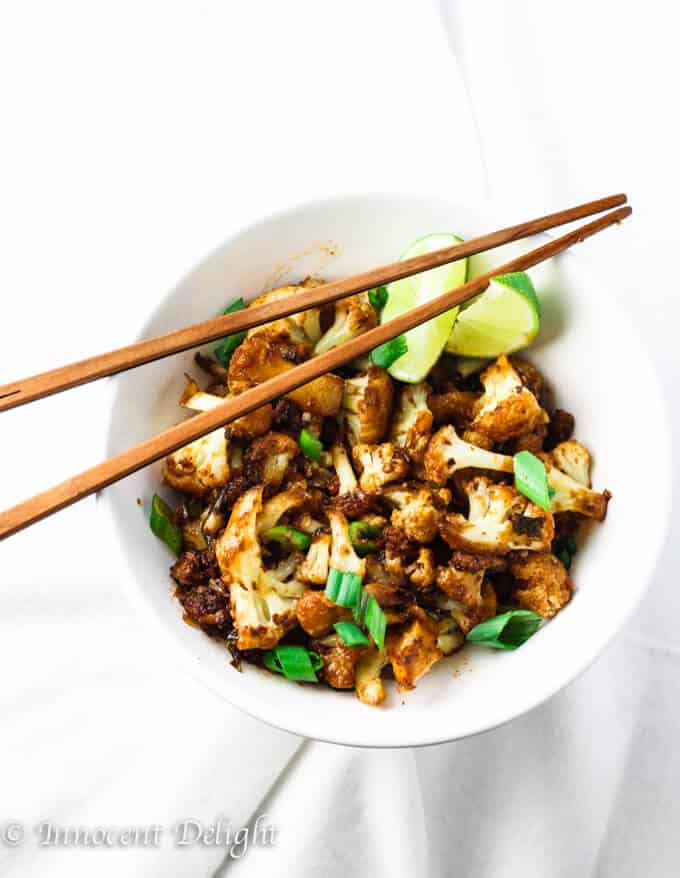 Spicy Siracha Cauliflower