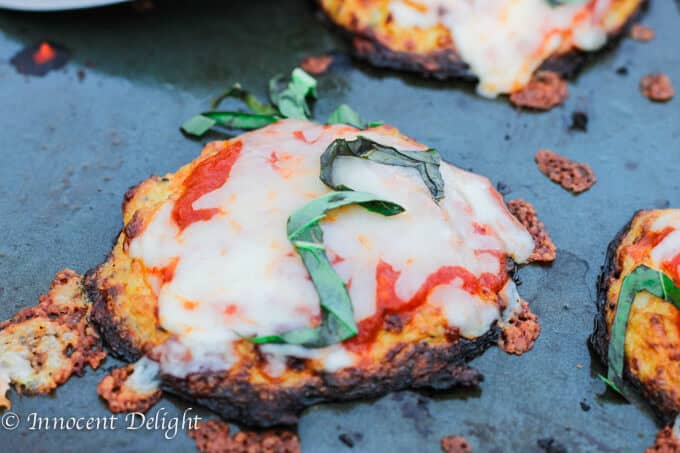 Cauliflower Crust Pizza Bites