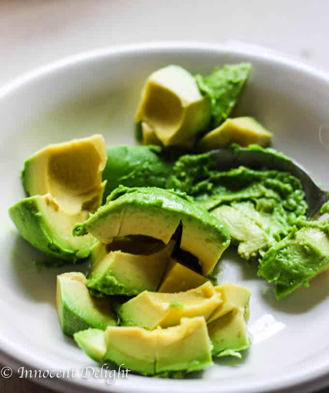 smashed avocado with poached egg toast