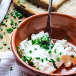 Two Ingredients Spreadable Goat Cheese