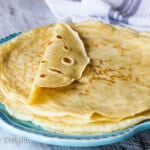 Perfect French Crepes - one of the most popular French street food is not as complicated to make as it may sound. For this easy recipe blender does most of the job.