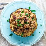 Turkey Stuffed Acorn Squash