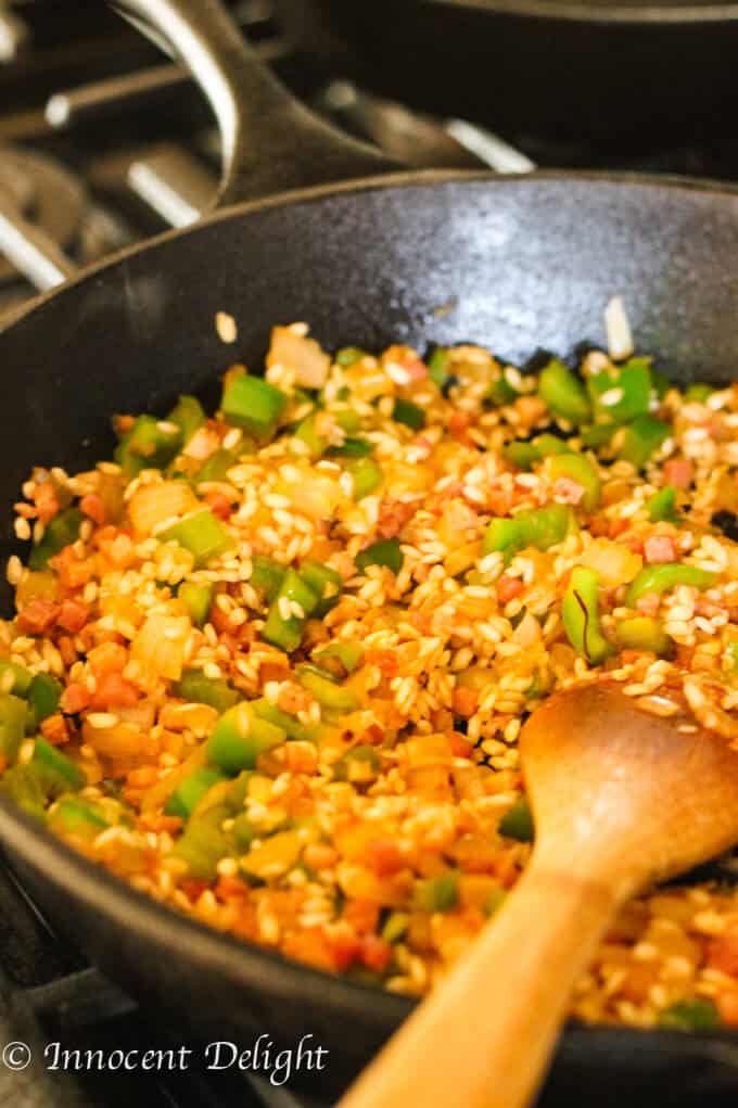 Leftover Turkey Spanish Rice