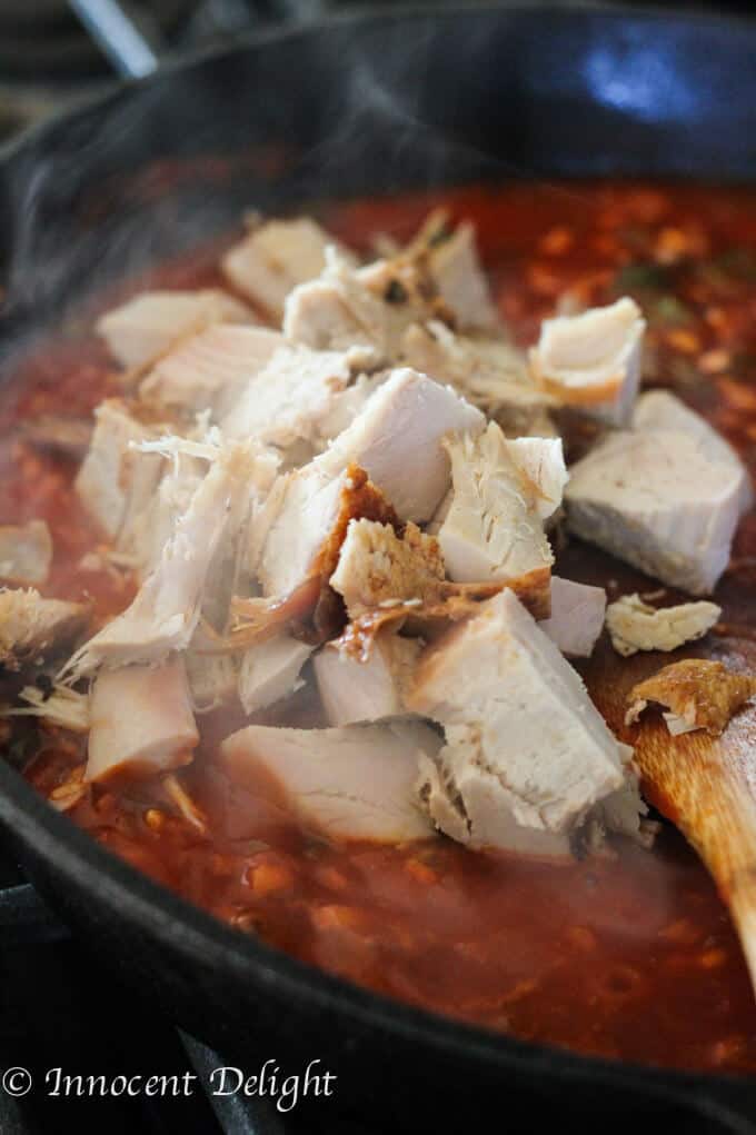 Leftover Turkey Spanish Rice