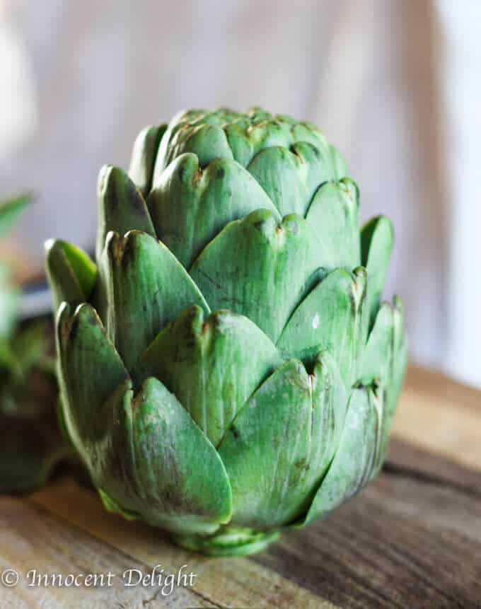 Perfectly trimmed and steamed Artichokes