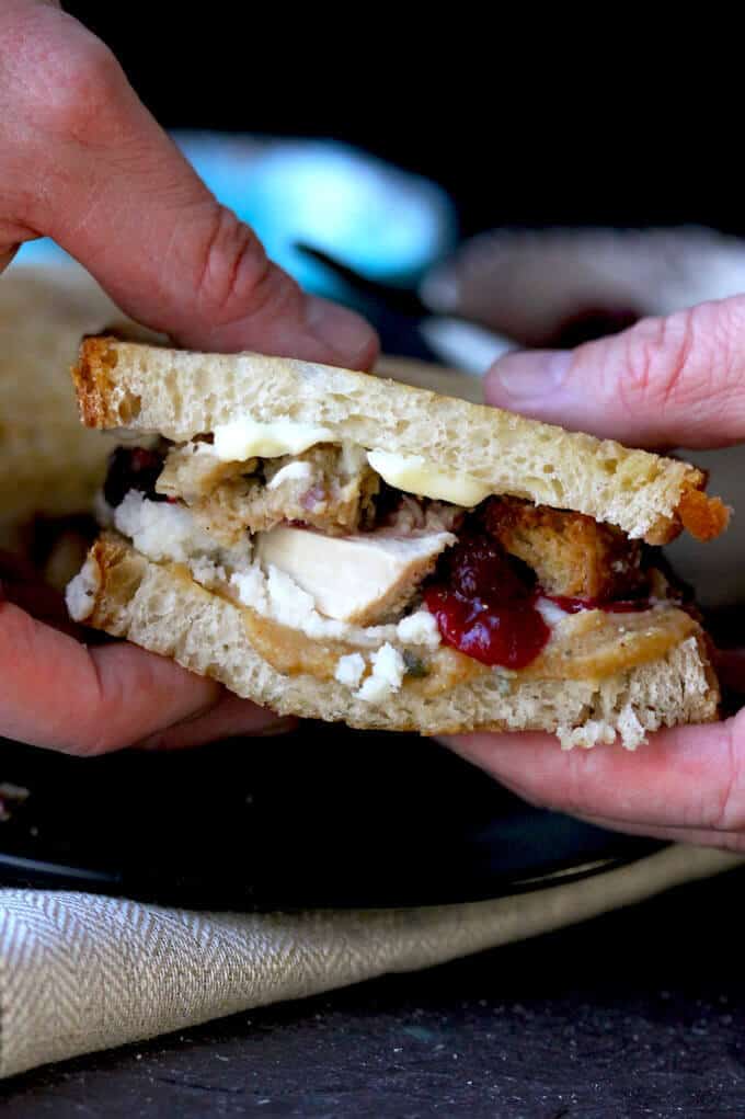 Leftover Turkey Sandwich