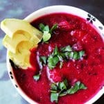 Beet Quinoa Avocado Soup - Powerhouse of nutrients