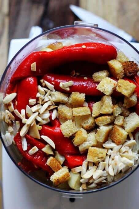 Romesco Sauce - Spanish smoky pepper and tomato sauce that can be served with fish, meat or vegetables.