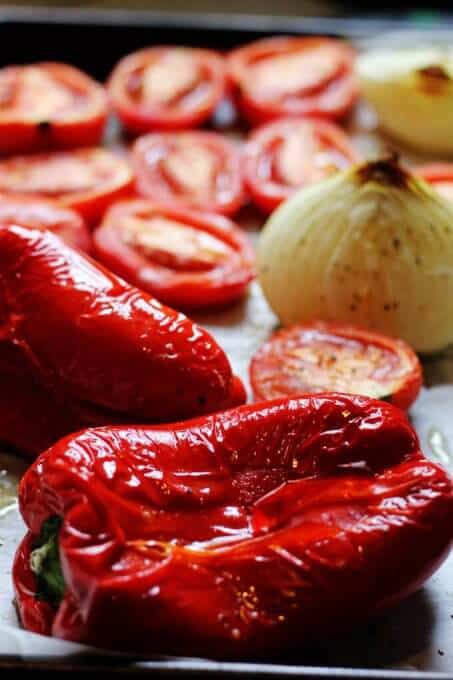 Romesco Sauce - Spanish smoky pepper and tomato sauce that can be served with fish, meat or vegetables.