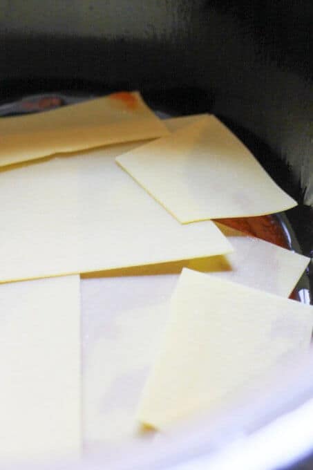 Slow Cooker Eggplant Lasagna is a perfect meal that uses seasonal ingredients like ripe eggplant and fresh basil; requires minimal preparation and it's done entirely in a slow cooker.