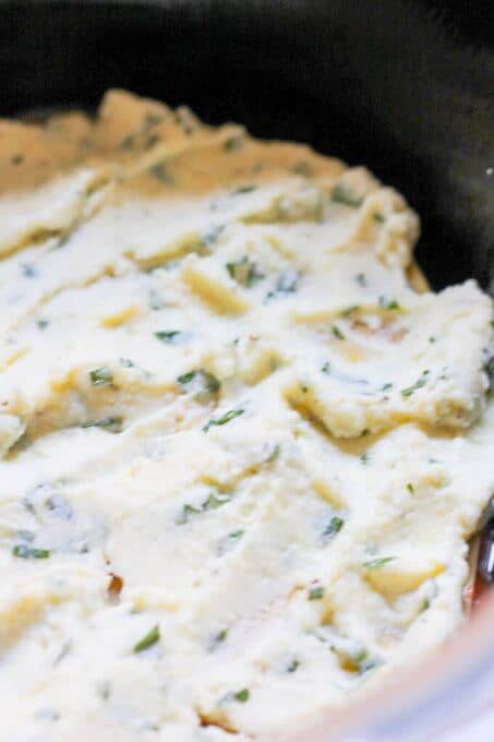 Slow Cooker Eggplant Lasagna is a perfect meal that uses seasonal ingredients like ripe eggplant and fresh basil; requires minimal preparation and it's done entirely in a slow cooker.