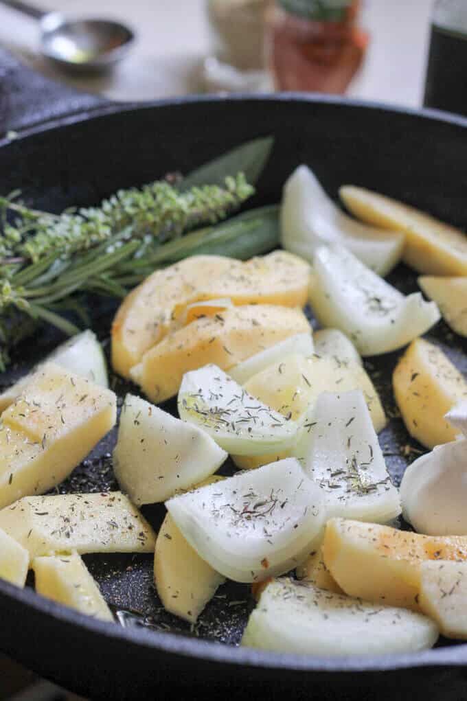 Fall Harvest Roasted Turkey Breast is a perfect recipe for Thanksgiving if you don't want to cook the whole bird.