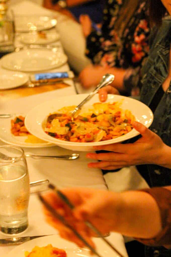 Skillet Pepperoni Pizza Sloppy Joes are a very easy dish with ground turkey, Bertolli Rustic Cut Marinara Sauce, peperoni and mozzarella cheese. It can be served on a bun or over pasta or polenta #Ad #ReachforRustic