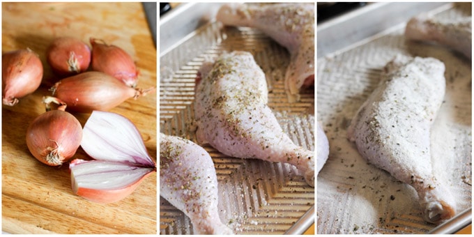 Step by step process of making Chicken Provencal