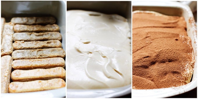 How to make tiramisu - process shots