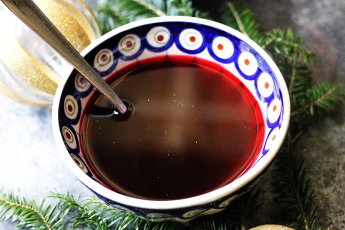 Christmas Eve traditional Polish borscht