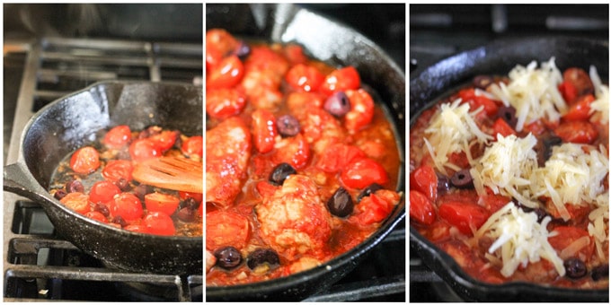 Steps to make veal rollatini in tomato sauce with cheese