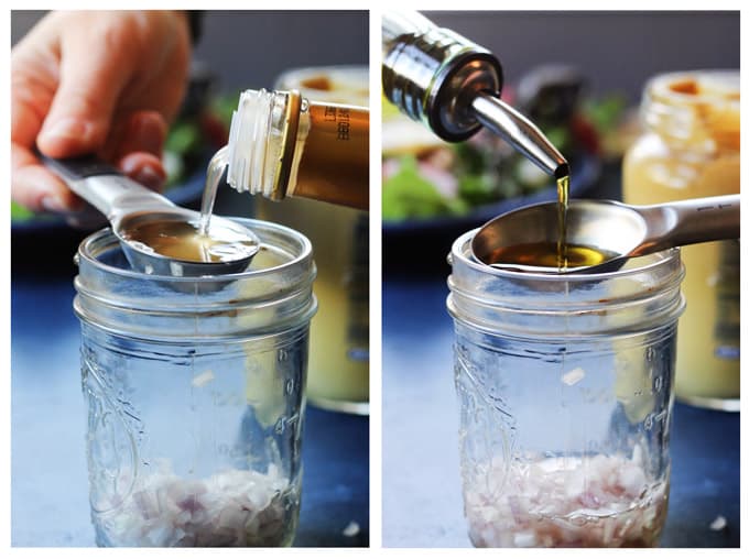 Step by step process of making French Dressing