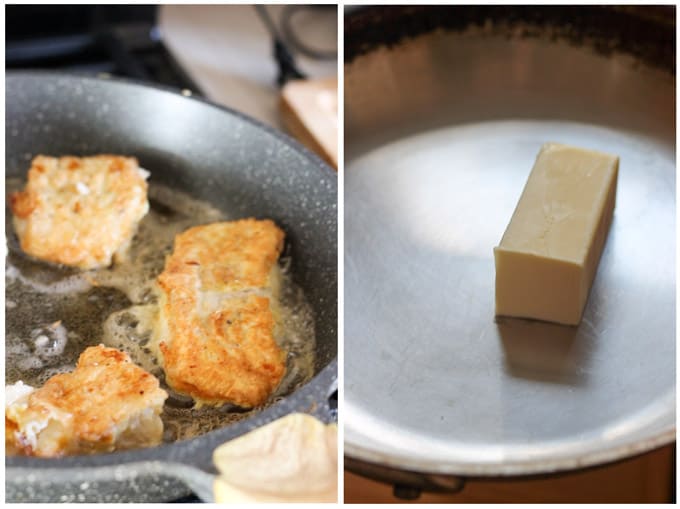 Process shots of flying the cod