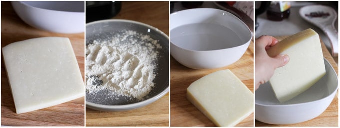 Process of making Saganaki