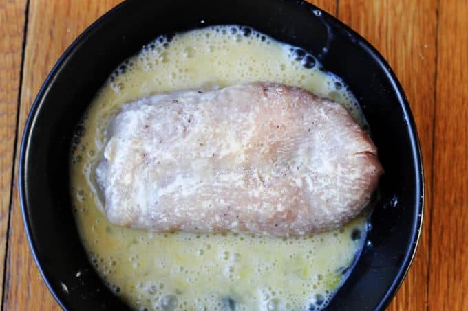 Breading chicken kiev 2