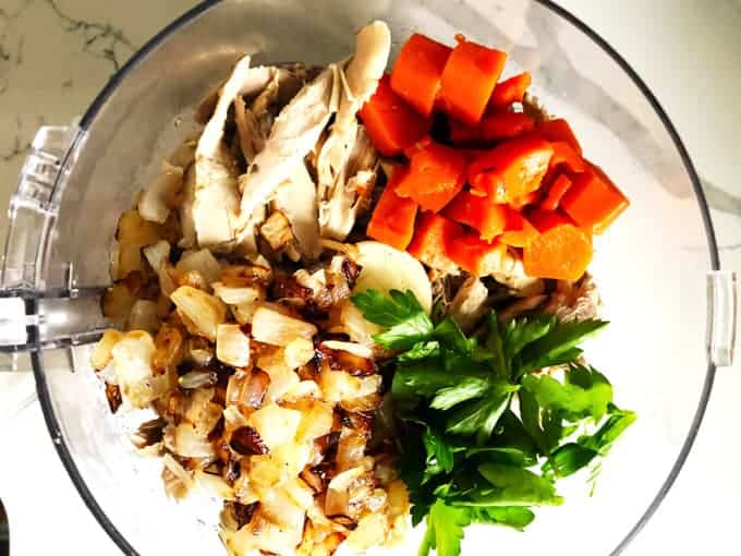 Ingredients for Pierogi Meat Filling