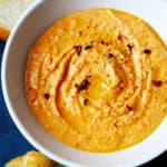The picture of Greek Feta Dip in a white bowl