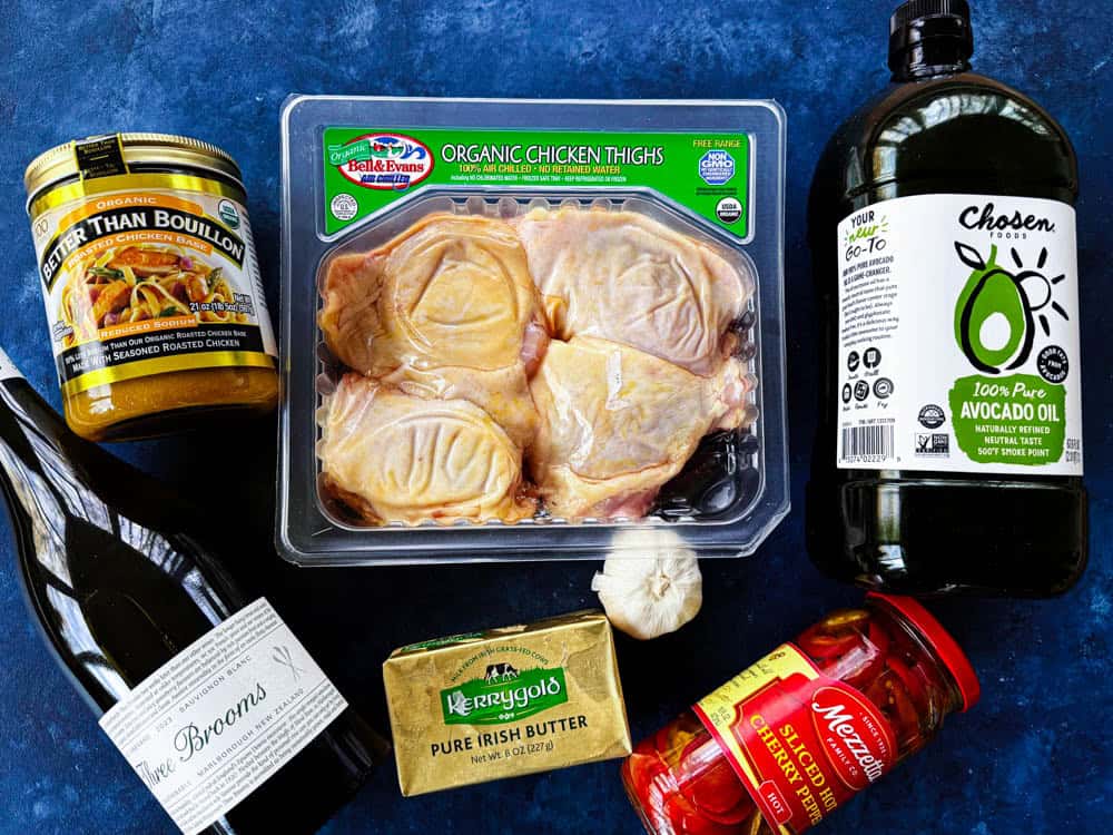 Ingredients for Chicken Pimentos